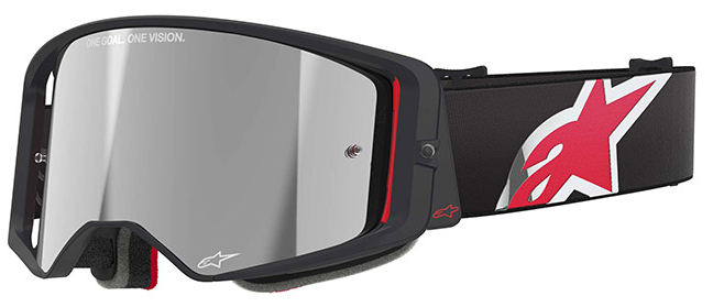 Мотоокуляри Маска Alpinestars Supertech Corp Black/Red -Silver